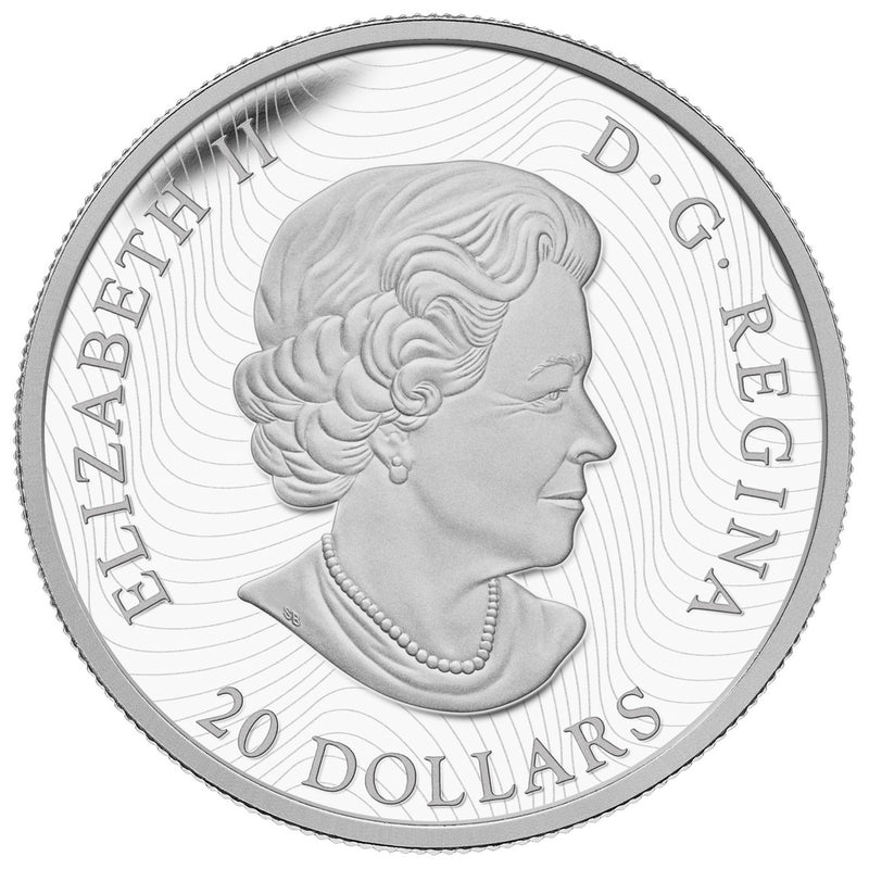 2016 $20 Canadian Landscapes: Reaching the Top - Pure Silver Coin