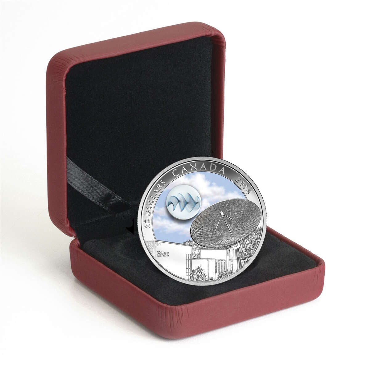 2016 $20 The Universe: Glow-in-the-Dark Glass with Silver Fume - Pure