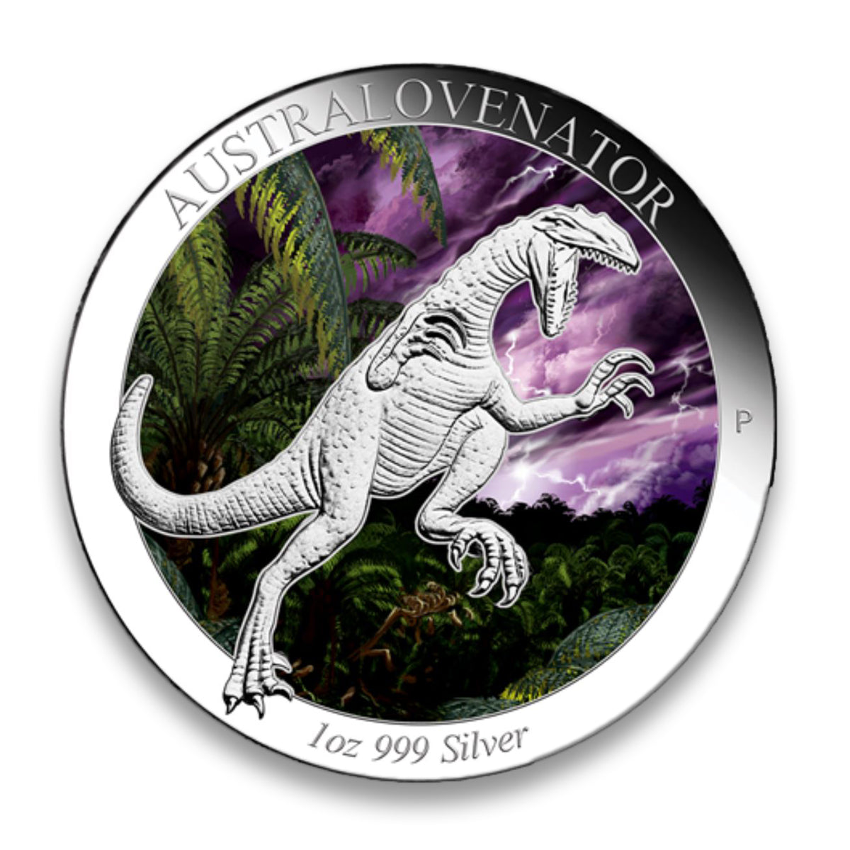 2014 $1 Australia's Age of Dinosaurs: Australovenator - Pure Silver Coin