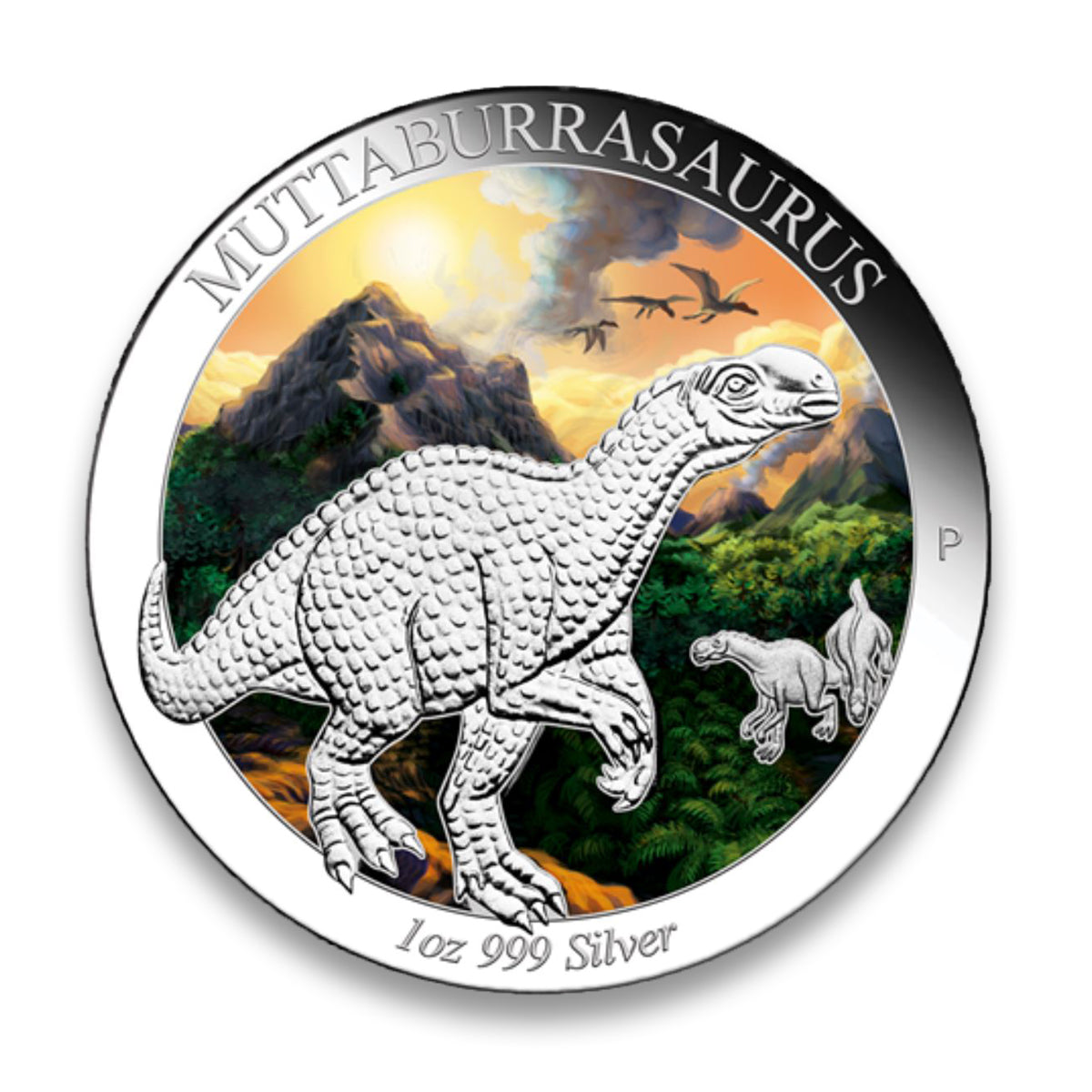 2015 $1 Australia's Age of Dinosaurs: Muttaburrasaurus - Pure Silver Coin