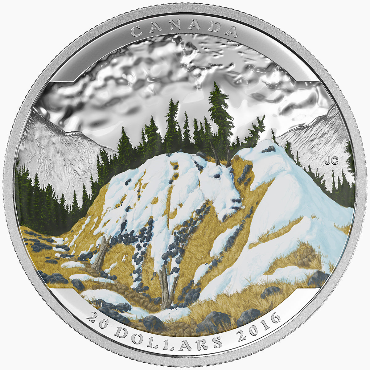 2016 $20 Landscape Illusion - Pure Silver 5 Coin Set