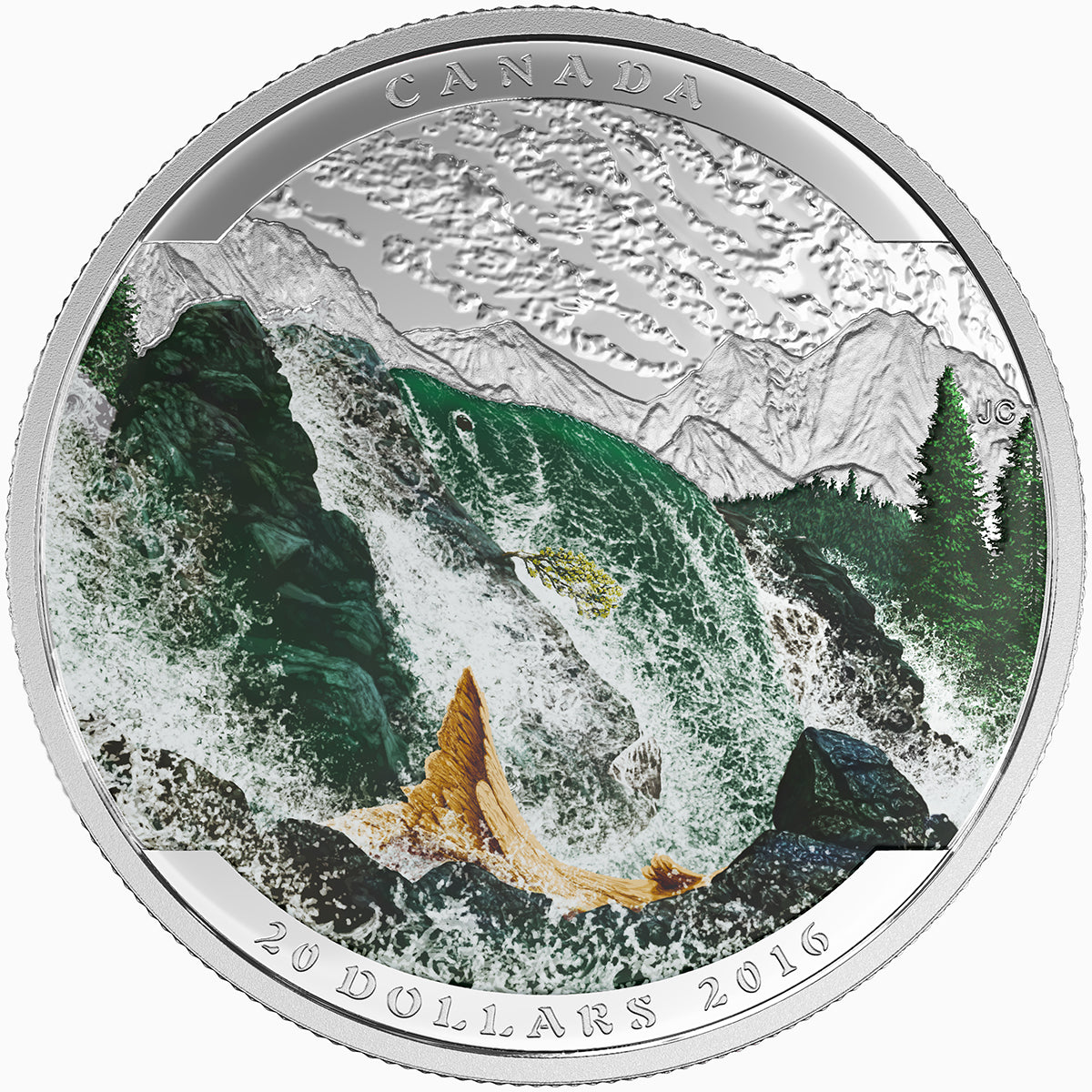 2016 $20 Landscape Illusion - Pure Silver 5 Coin Set