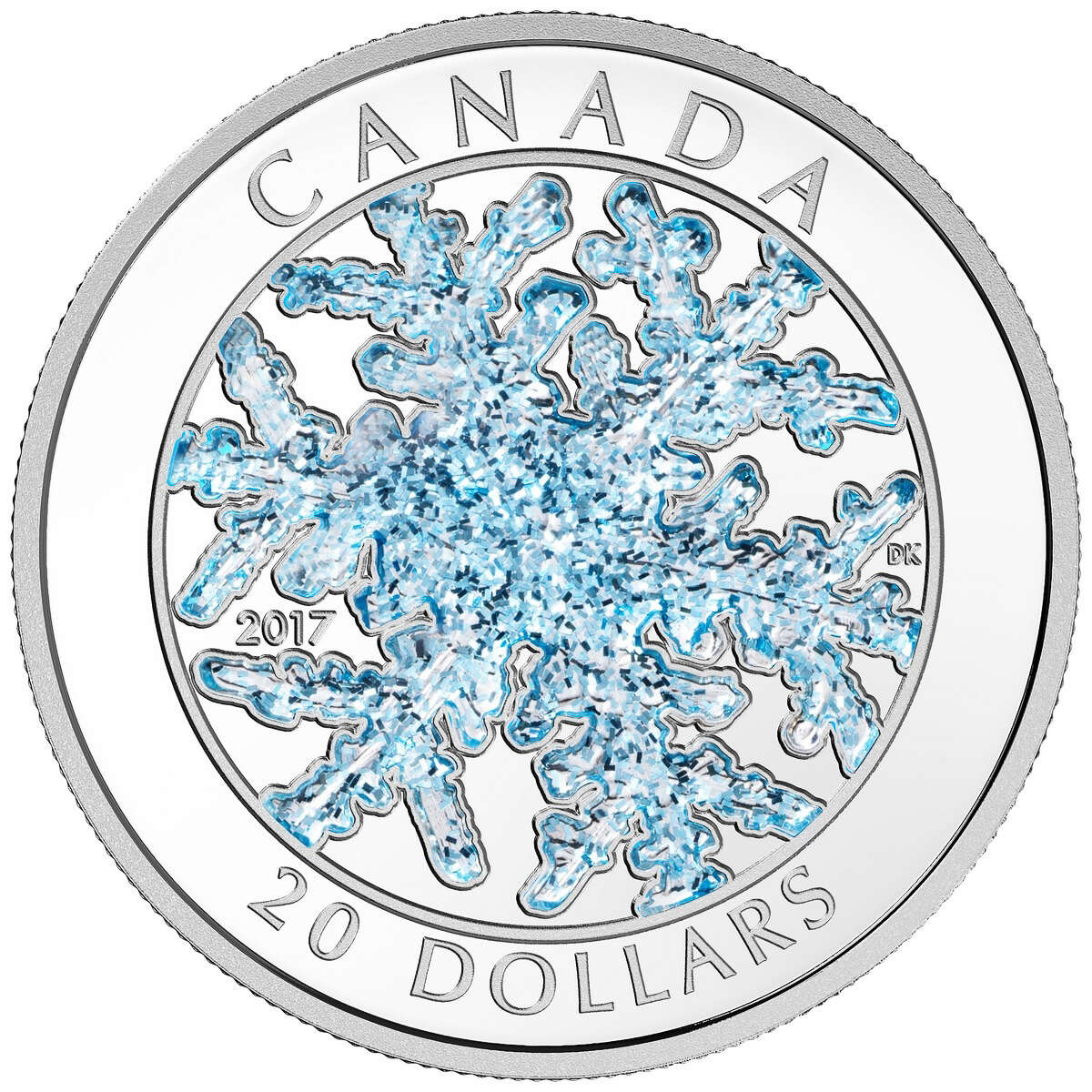 2017 $20 Snowflake - Pure Silver Coin