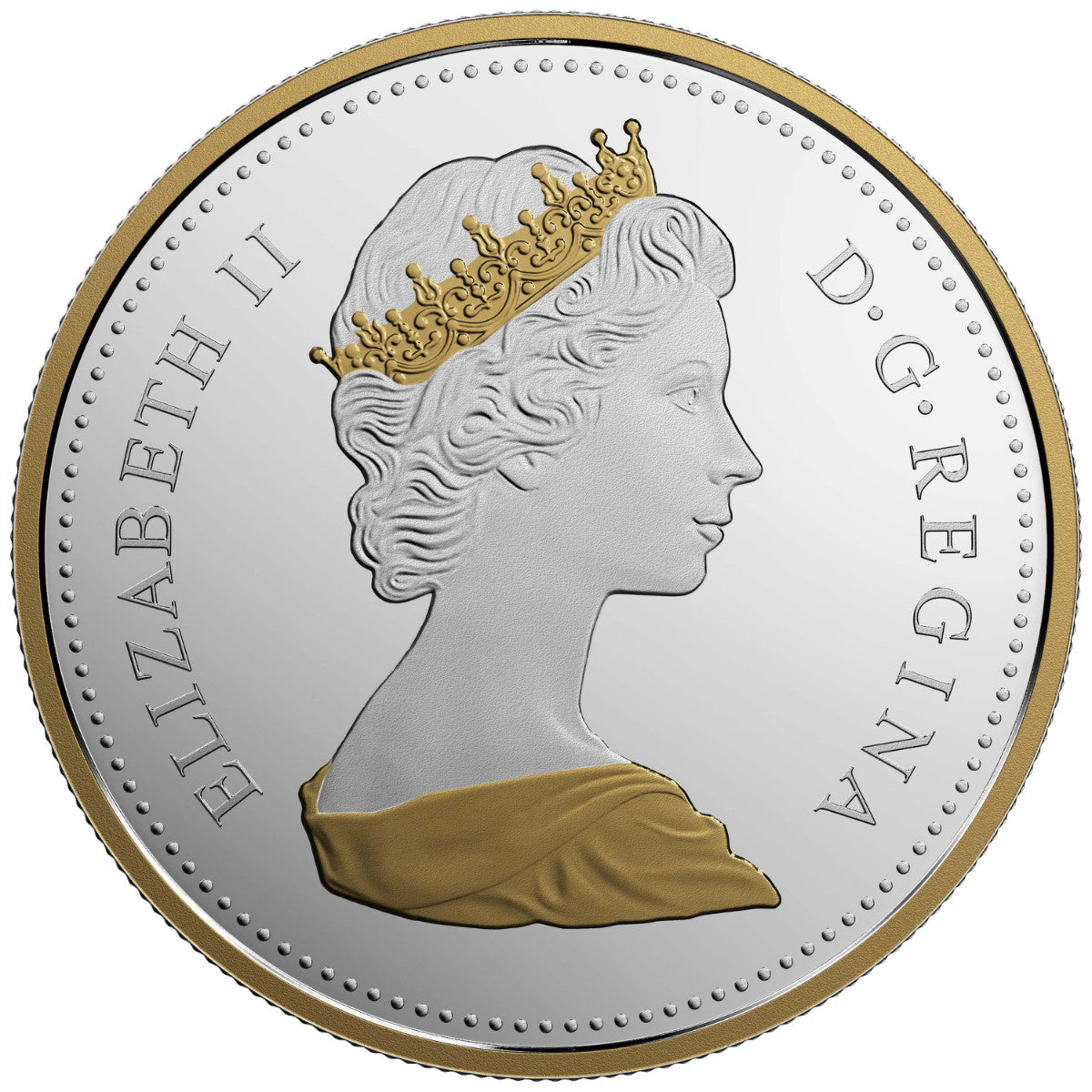 2016 $1 Renewed Silver Dollar: Library of Parliament - Pure Silver Coin <i>(No Sleeve)</i>