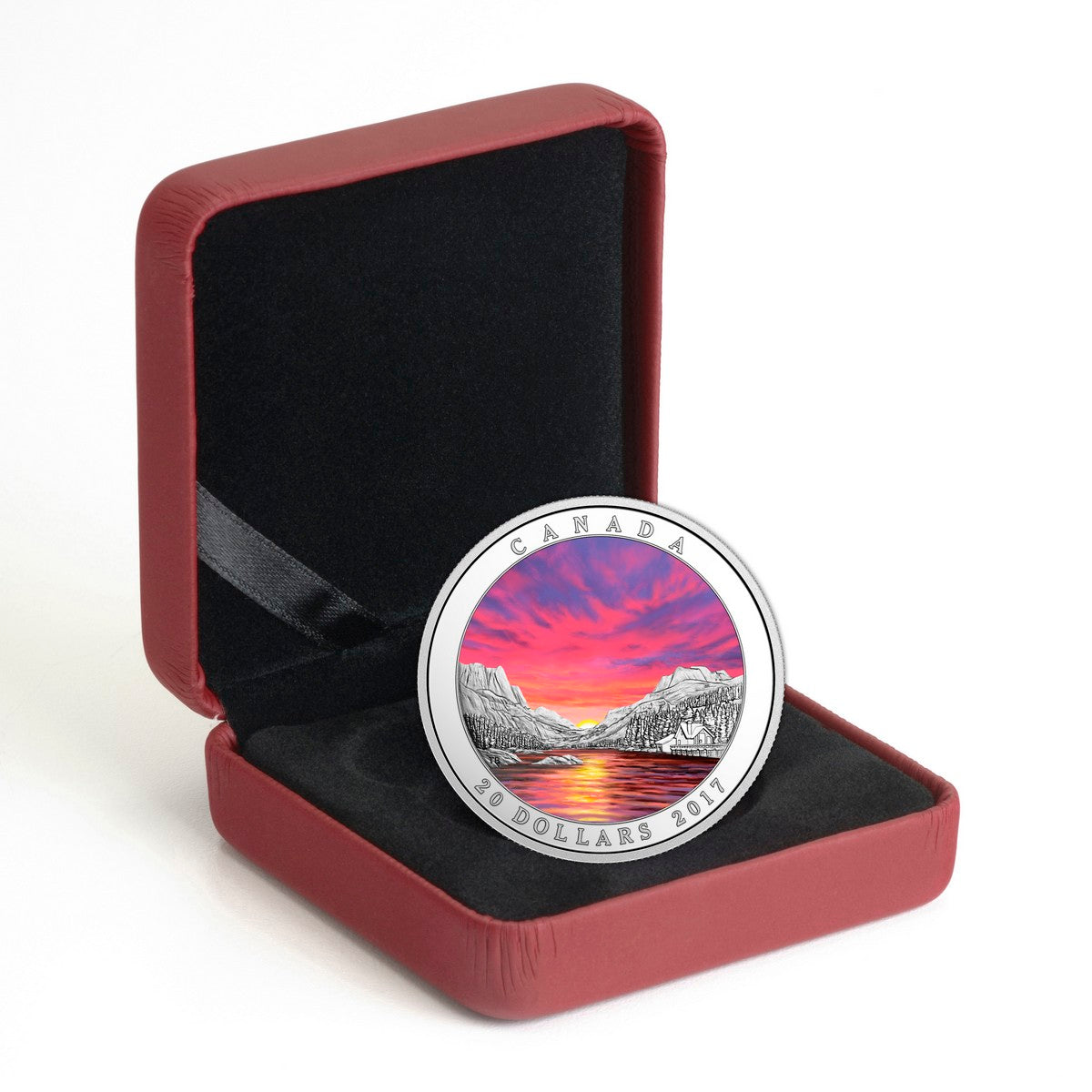 2017 $20 Weather Phenomenon: Fiery Sky - Pure Silver Coin with Bonus Black Light