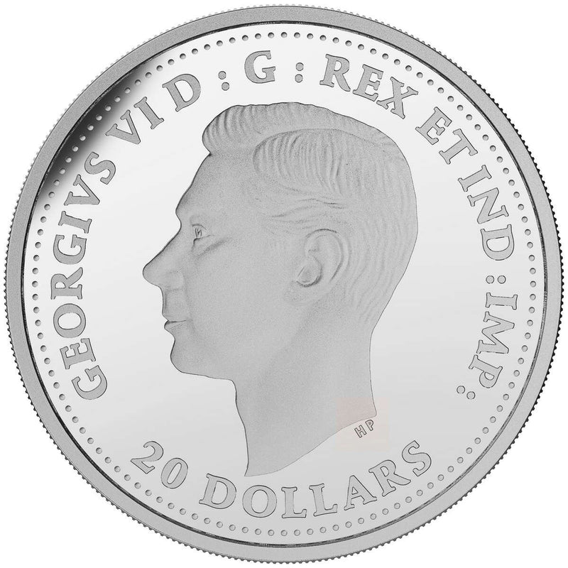 2016 $20 Second World War Battlefront Series: The Battle of Hong Kong - Pure Silver Coin
