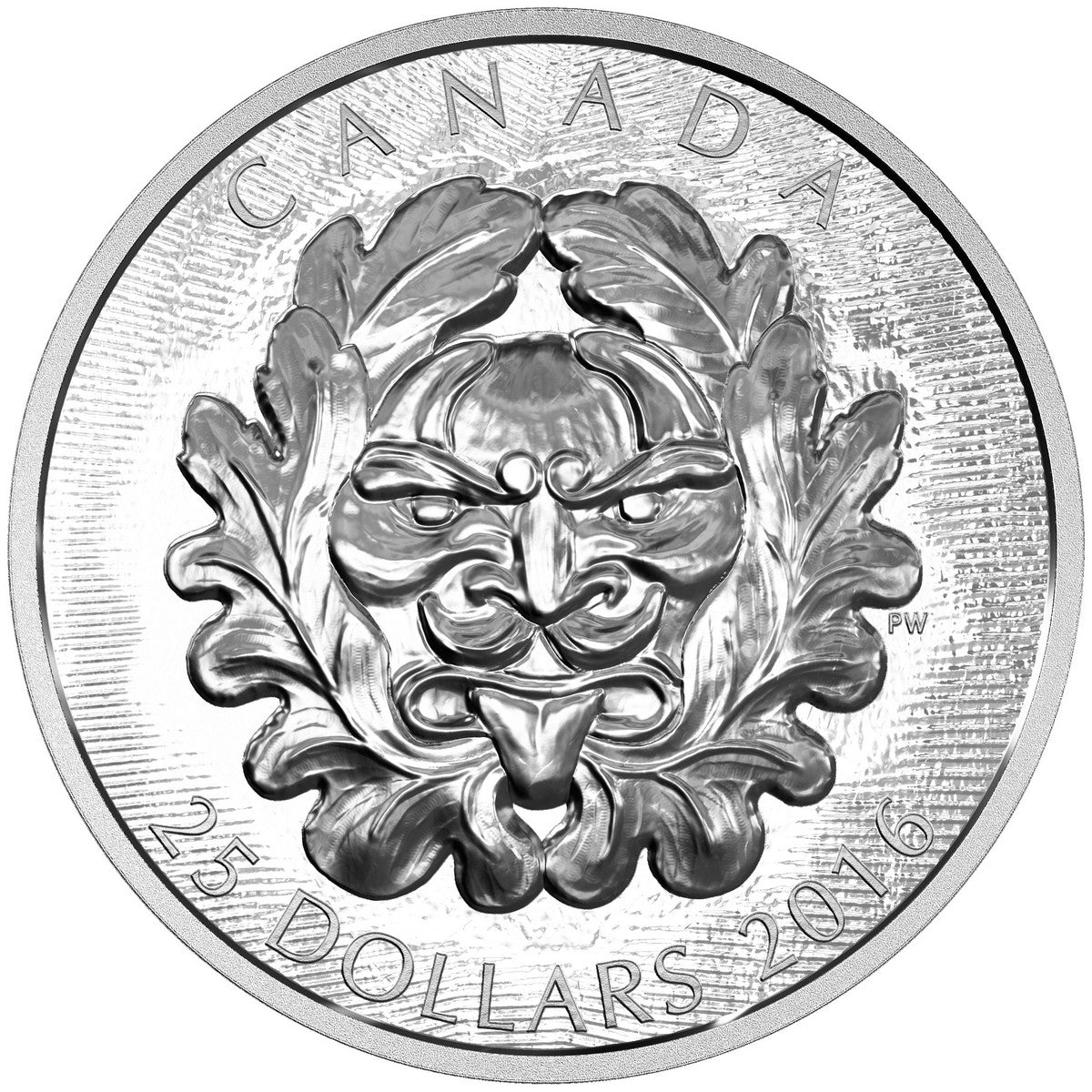 2016 $25 Sculptural Art of Parliament "Grotesque Green Man" - Pure Silver 3 Coin Set in Display Case