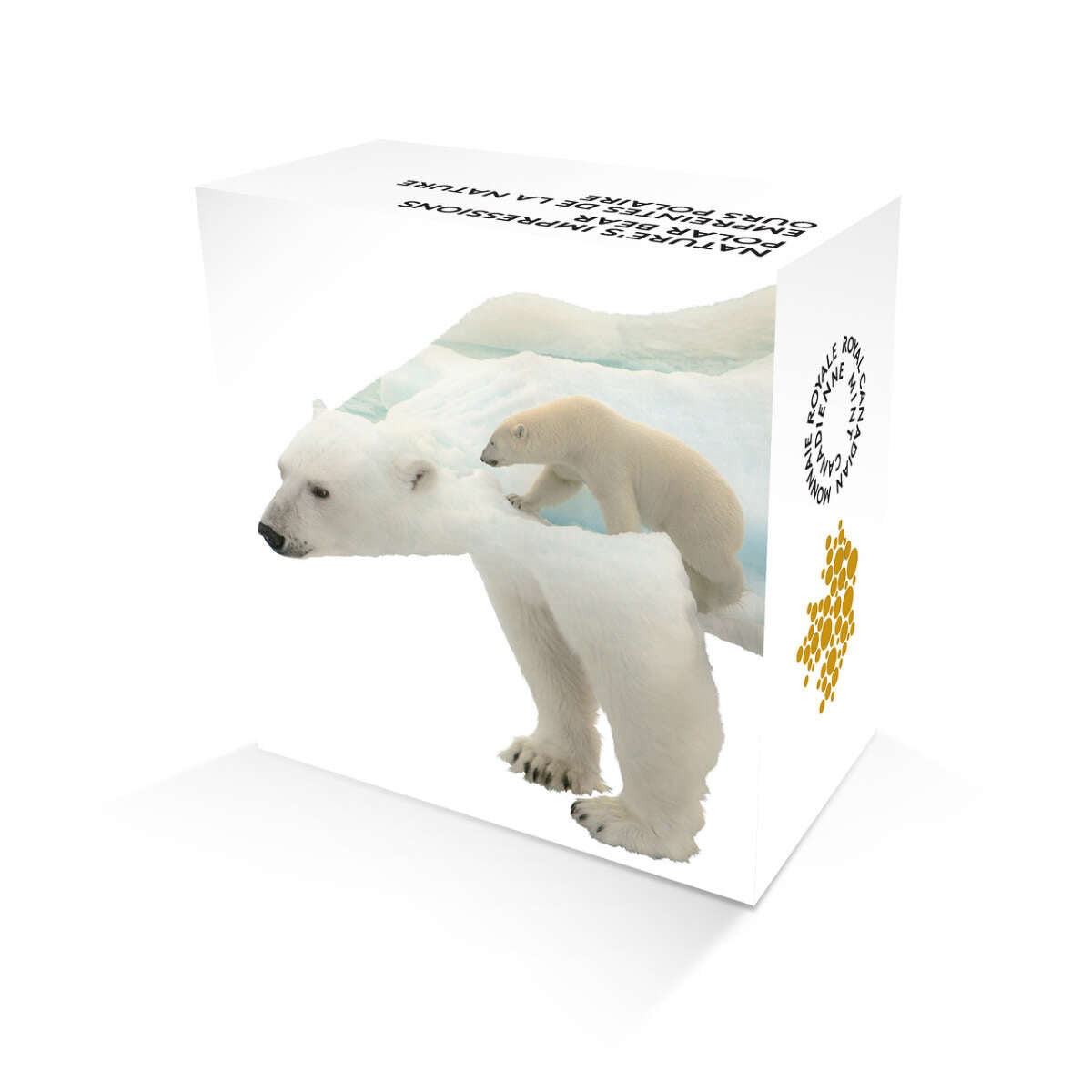 2017 $20 Nature's Impressions: Polar Bear - Pure Silver Coin