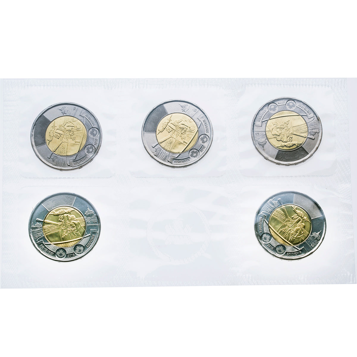 2016 $2 The Battle of the Atlantic - Circulation 5-Coin Pack