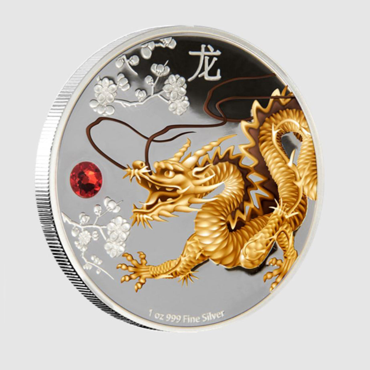 2015 $2 Feng Sui Dragon - Fine Silver Coin