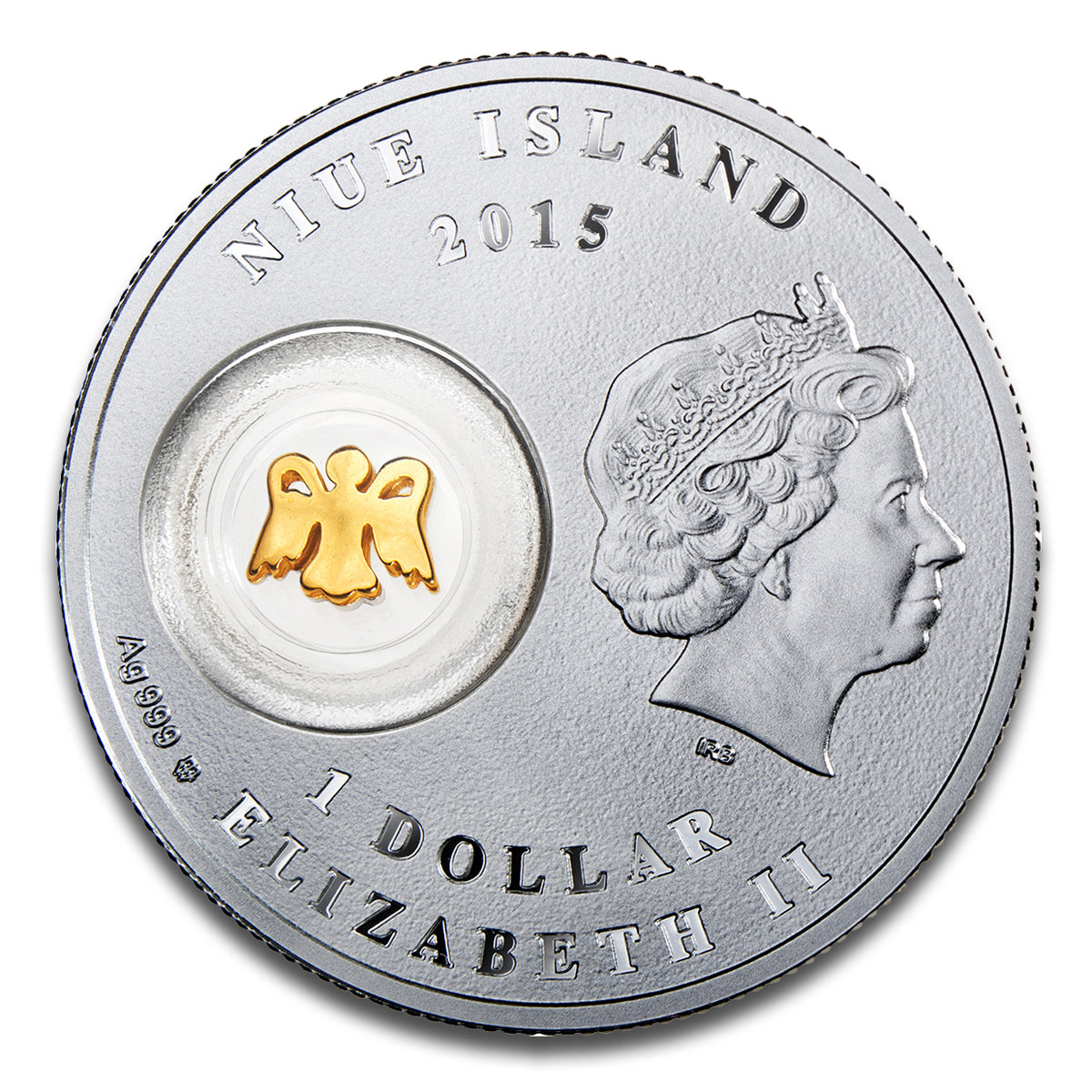 2015 $1 Angel of Luck - Pure Silver Coin