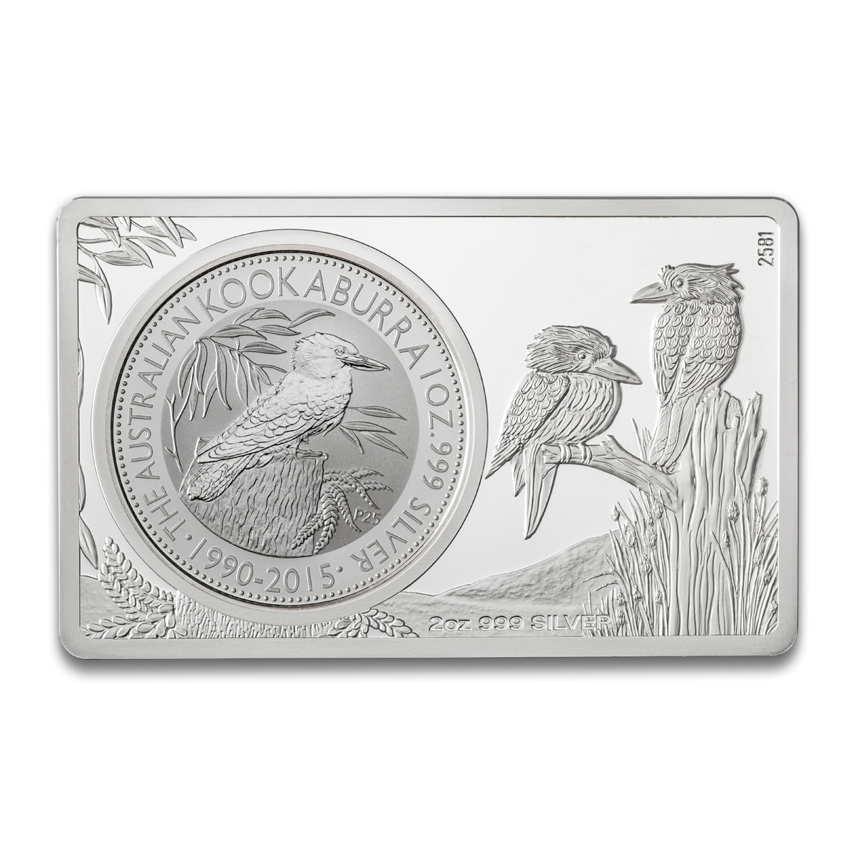 2015 $1 25th Anniversary of Australian Kookabura - Pure Silver Set