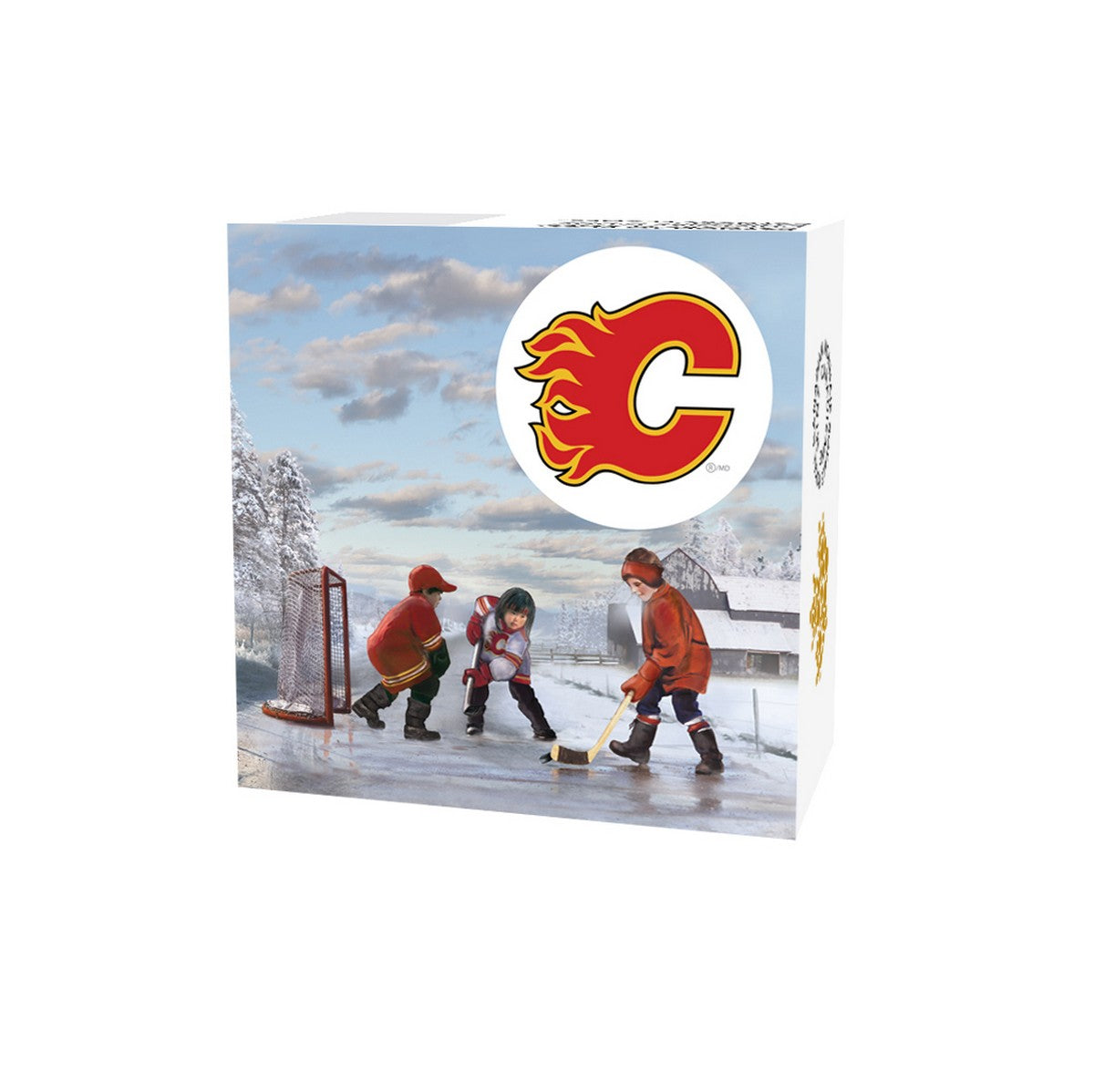 2017 $10 Passion to Play: Calgary Flames - Pure Silver Coin