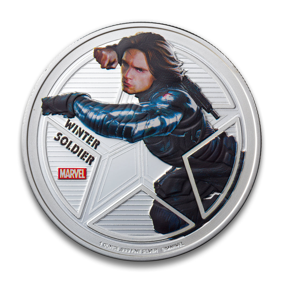 2016 $1 Captain America: Civil War - Pure Silver 6-Coin Set with Lunchbox Display Case