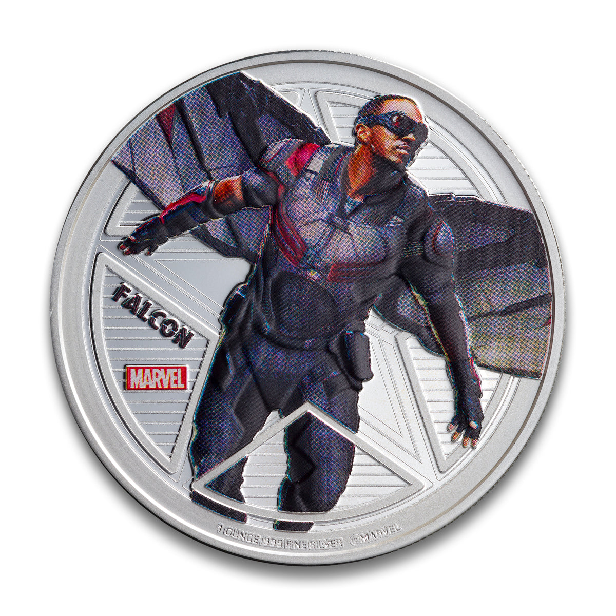 2016 $1 Captain America: Civil War - Pure Silver 6-Coin Set with Lunchbox Display Case