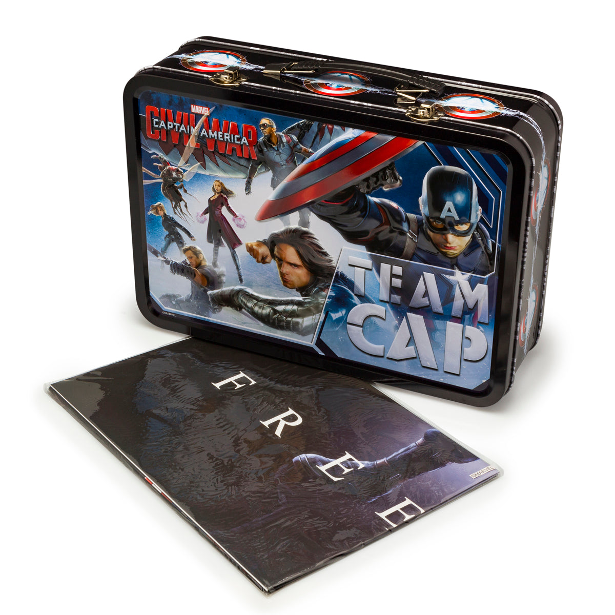 2016 $1 Captain America: Civil War - Pure Silver 6-Coin Set with Lunchbox Display Case