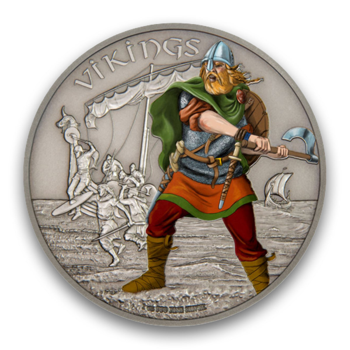 2016 $2 Warriors of History: Vikings - Pure Silver Coin