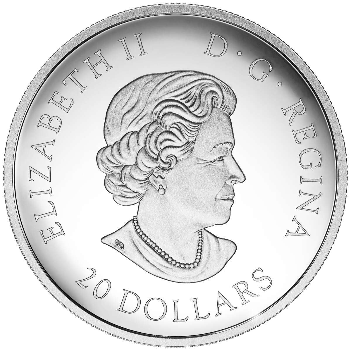 2017 $20 Canadian Honours: Order of Canada, 50th Anniversary - Pure Silver Coin