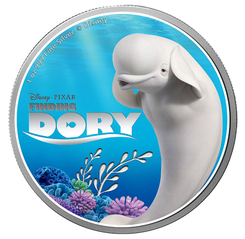 2016 $2 Finding Dory - Pure Silver Coin Set