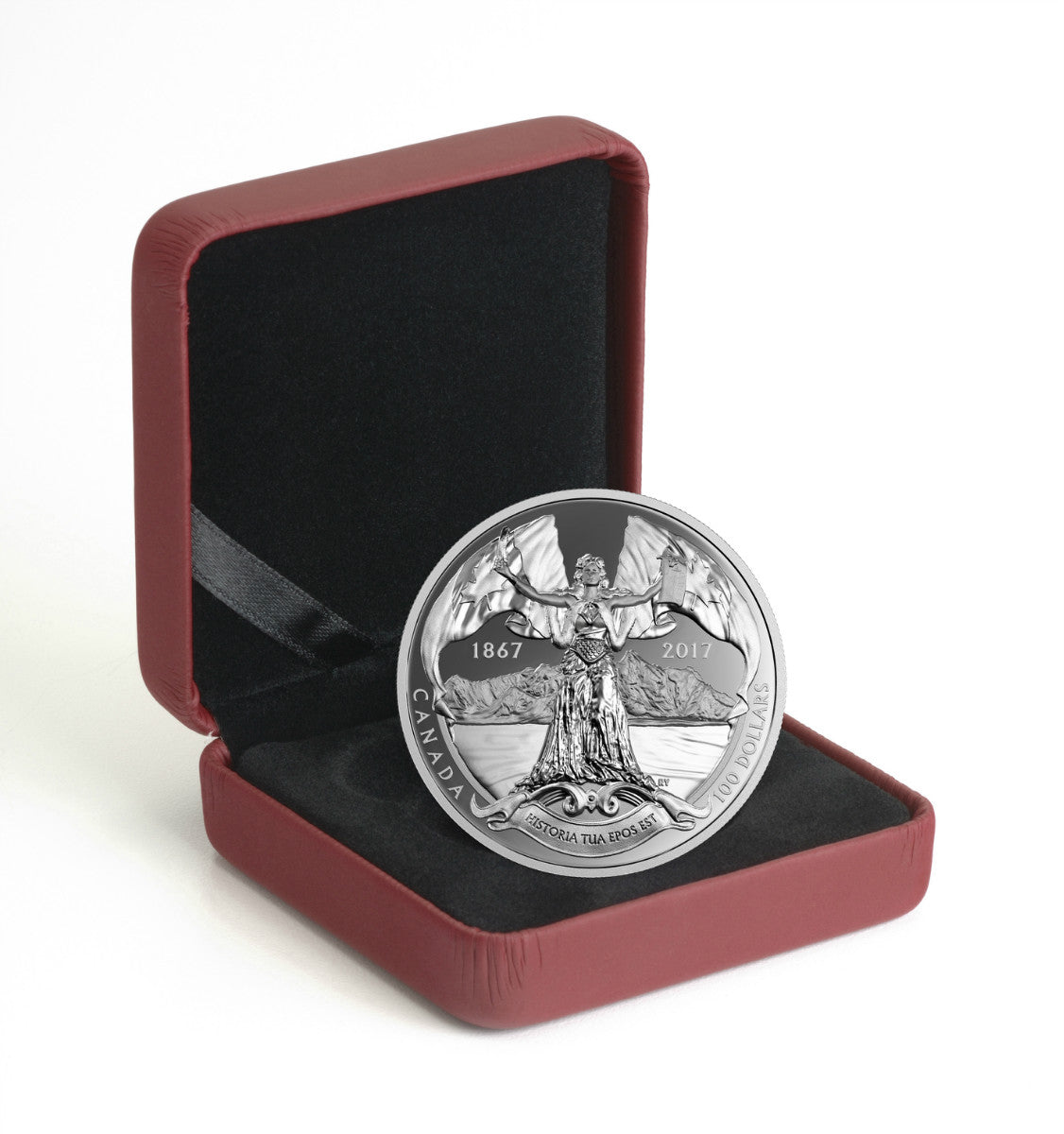 2017 $100 The 150th Anniversary of Canadian Confederation - 10 oz. Pure Silver Coin