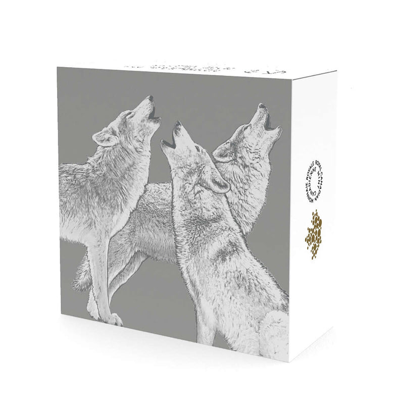 2017 $20 Master of the Land: Timber Wolf - Pure Silver Coin