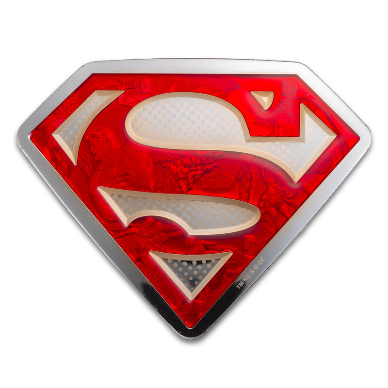2017 $100 DC Comics Originals: <i>Superman's Shield</i> - Pure Silver Coin