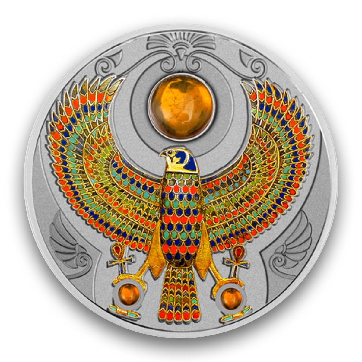 2017 $2 Falcon of Tutankhamun - Pure Silver Coin