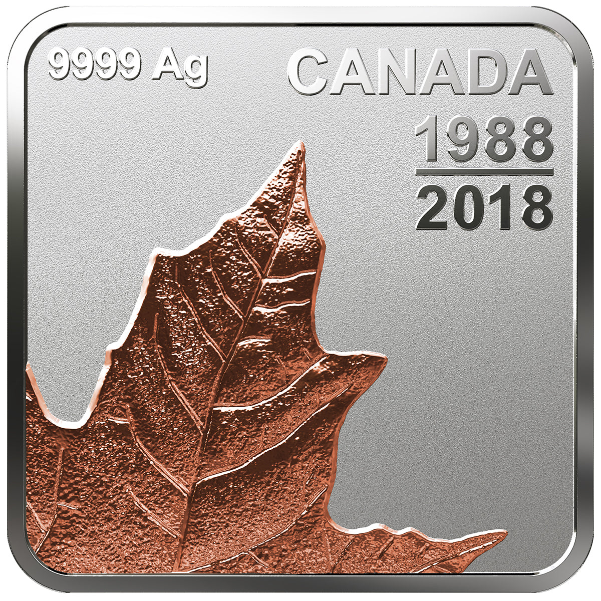 2018 $3 Maple Leaf Quartet: Thirty Years - Pure Silver Coin Set