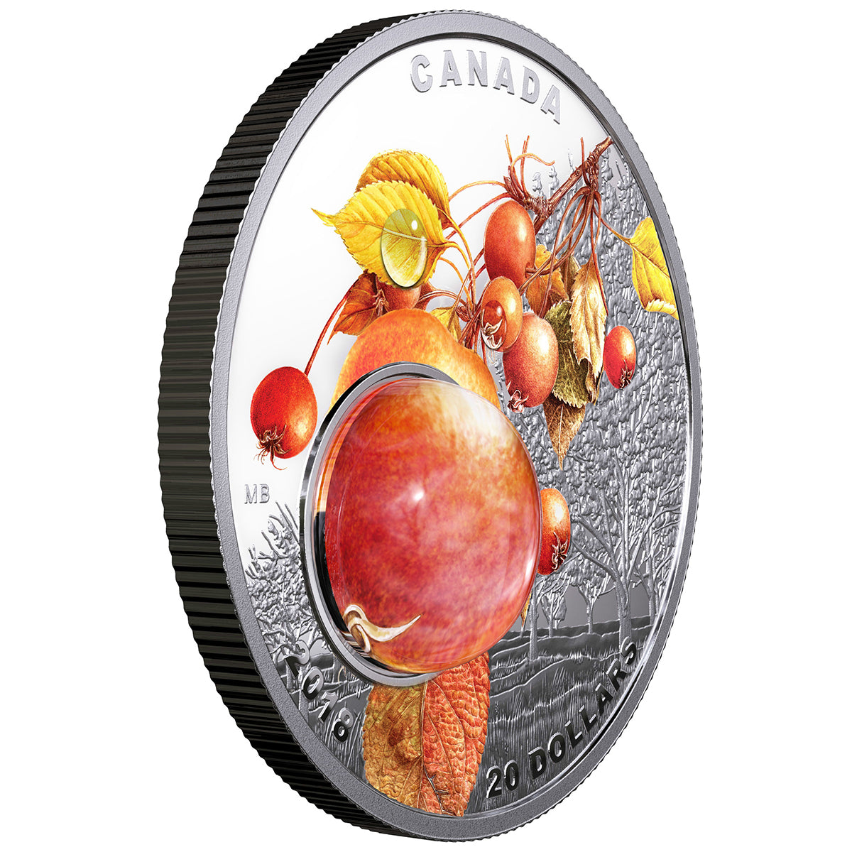 2018 $20 Mother's Nature's Magnification: Morning Dew - Pure Silver Coin