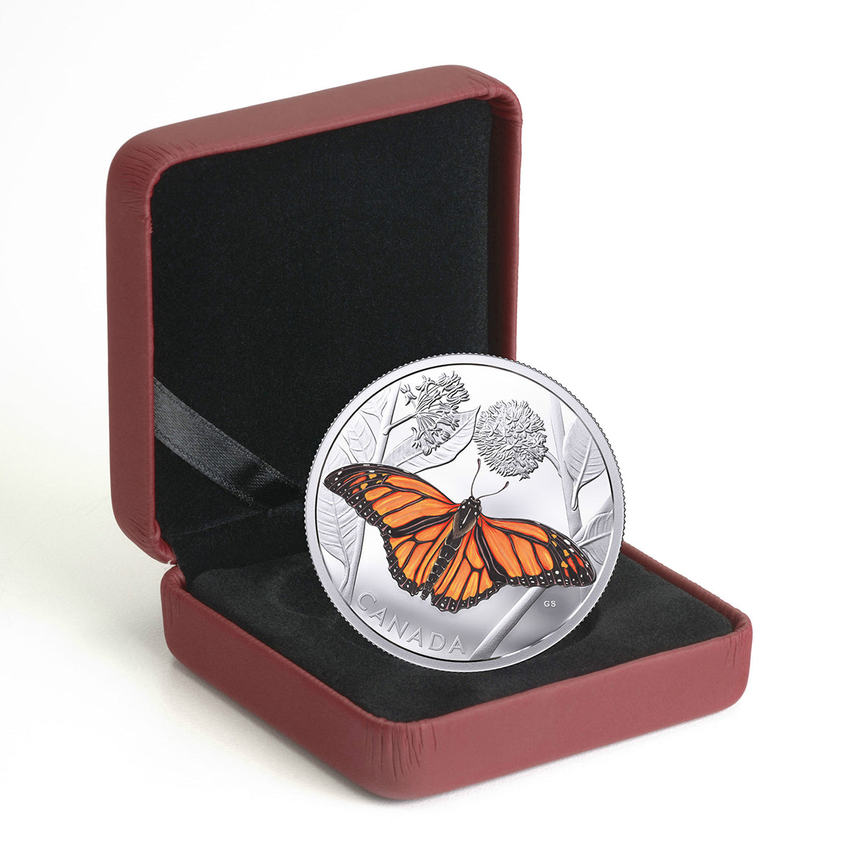 2017 $50 Monarch Migration - Pure Silver Coloured Coin