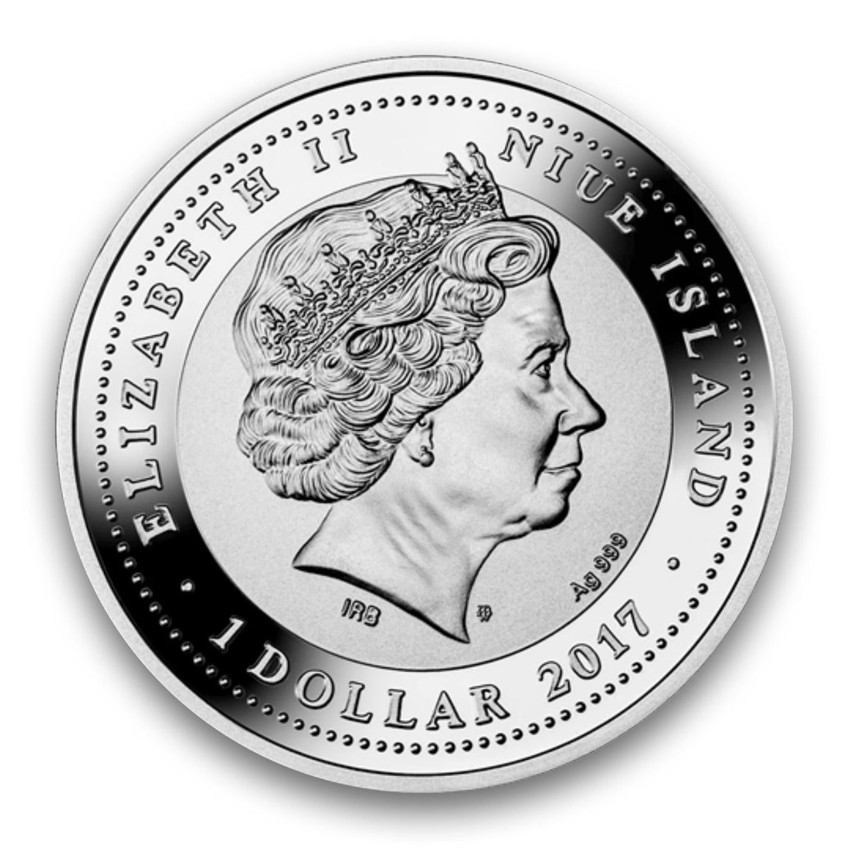 2017 $1 Agate Scarabaeus - Pure Silver Coin