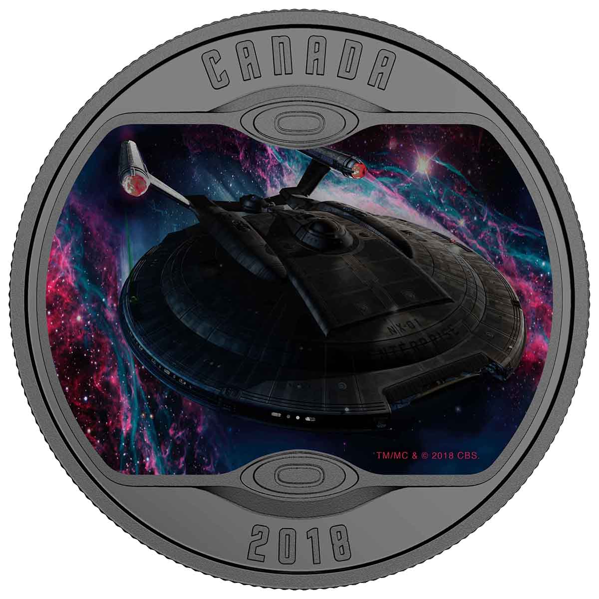 2018 $10 <i>Star Trek<sup>TM</sup>: Enterprise NX - 01</i> - Pure Silver Coin