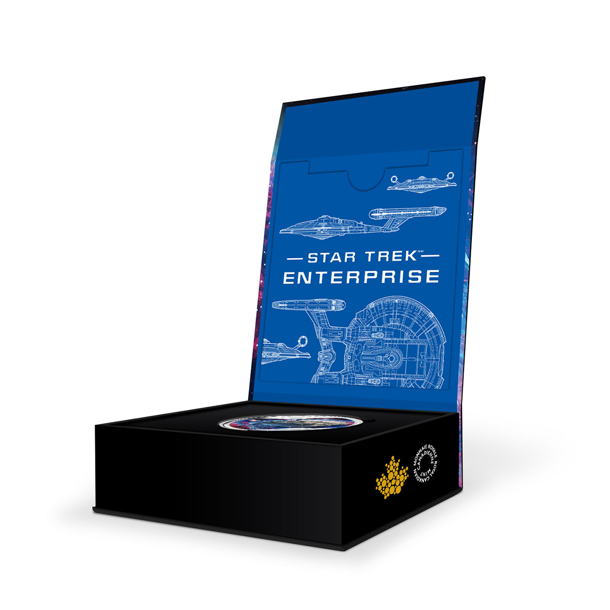 2018 $10 Star TrekTM: Enterprise NX - 01 - Pure Silver Coin
