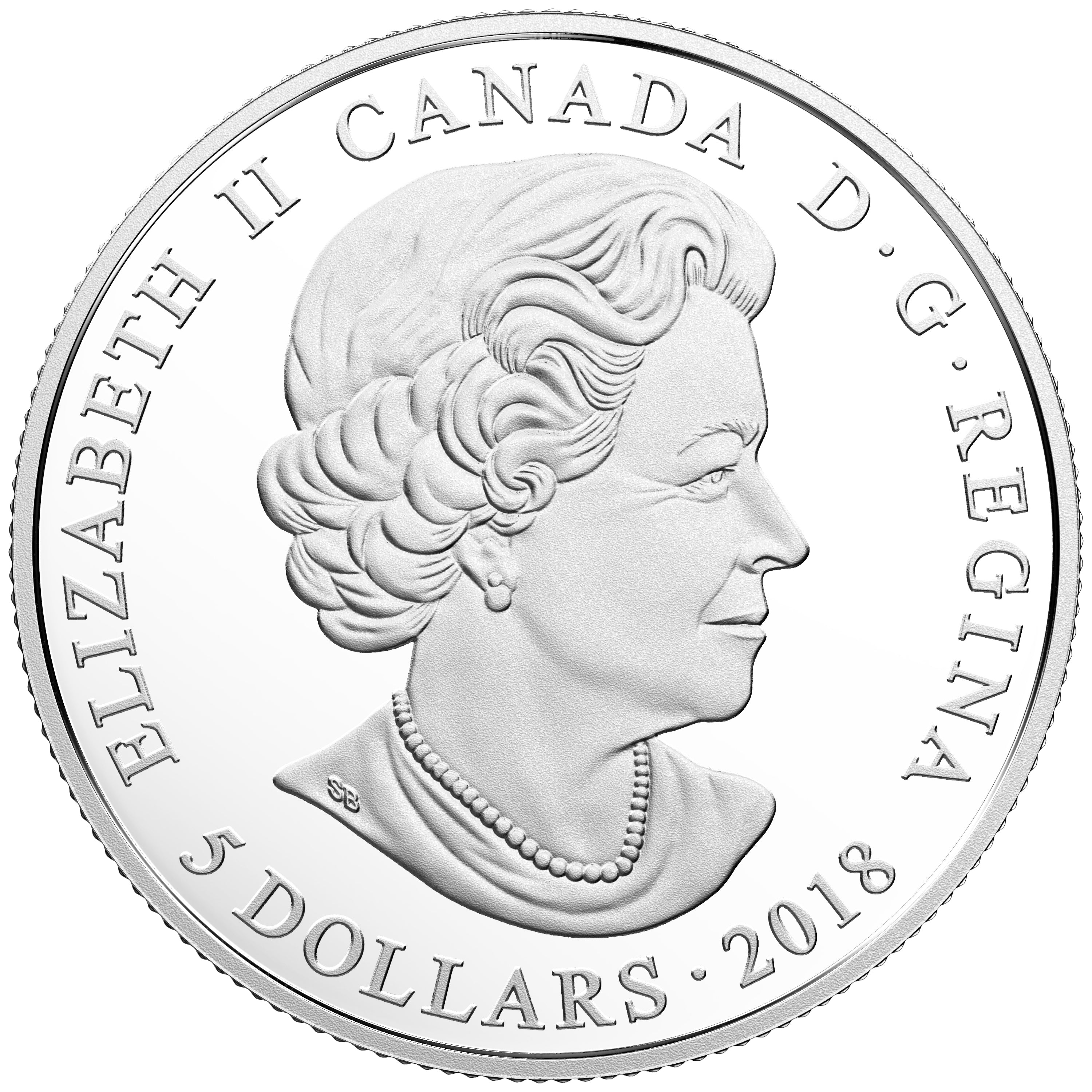 2018 $5 Birthstones: January - Pure Silver Coin