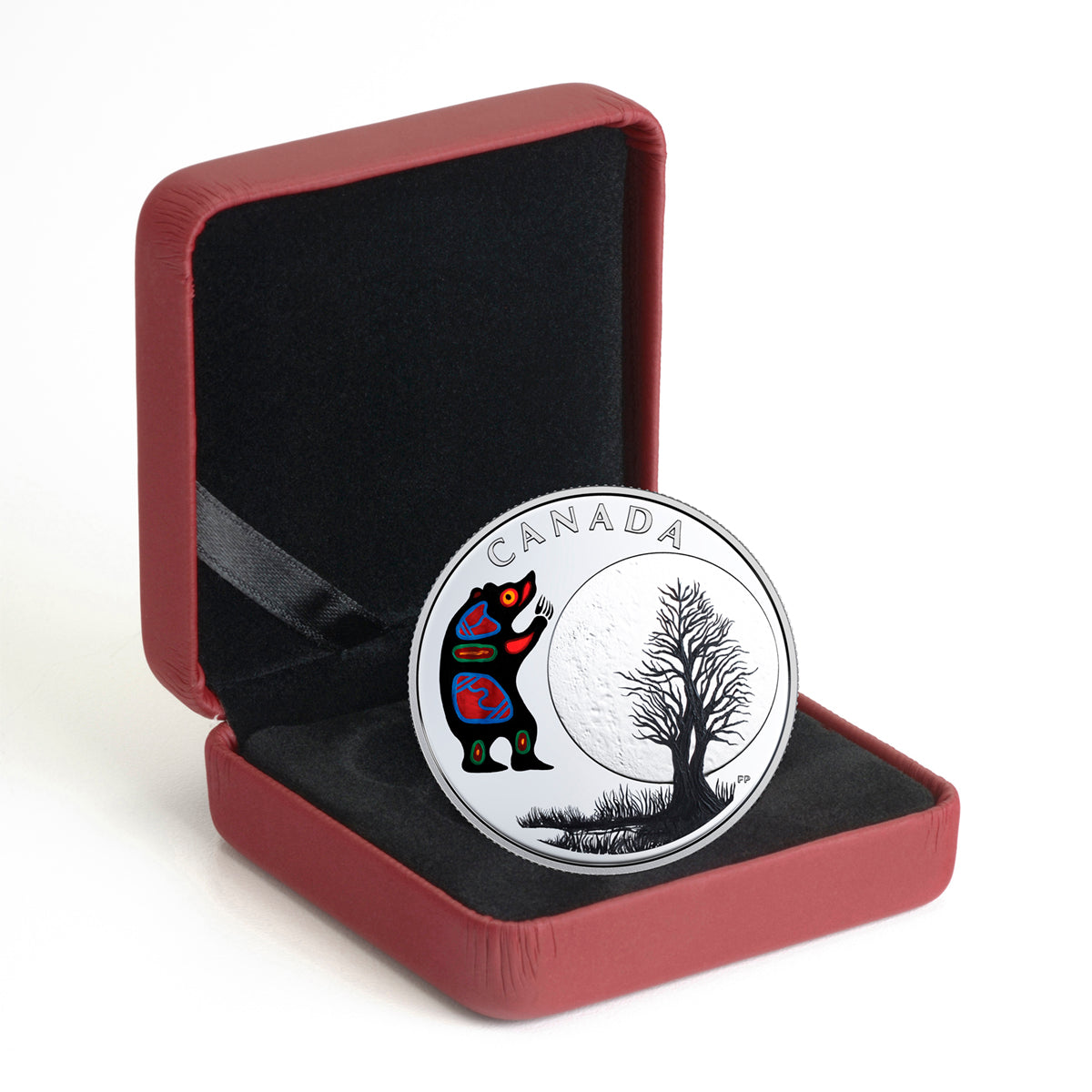 2018 $3 The Thirteen Teachings From Grandmother Moon : Bear Moon - Pure Silver Coin