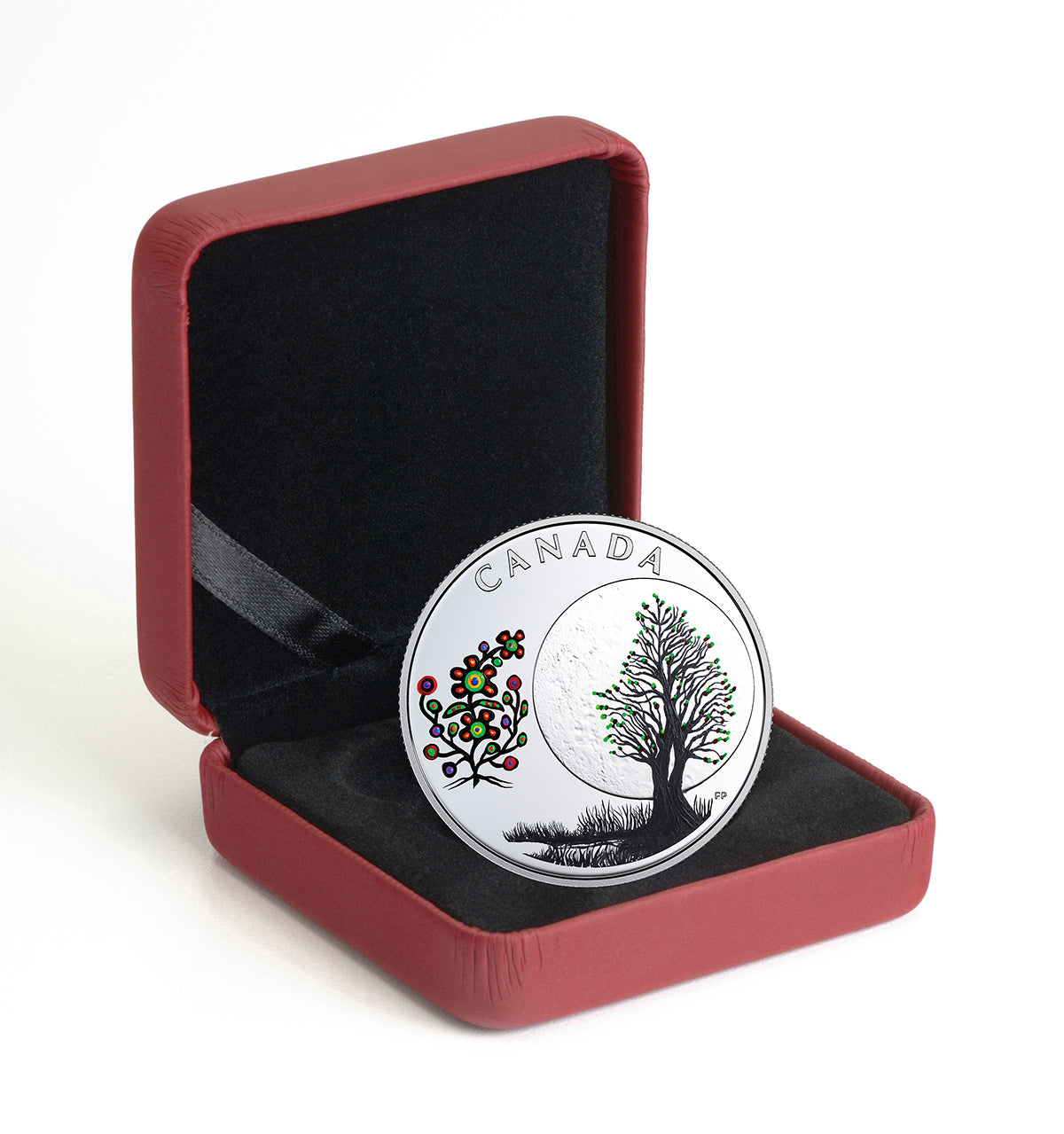 2018 $3 The Thirteen Teachings From Grandmother Moon : Flower Moon - Pure Silver Coin