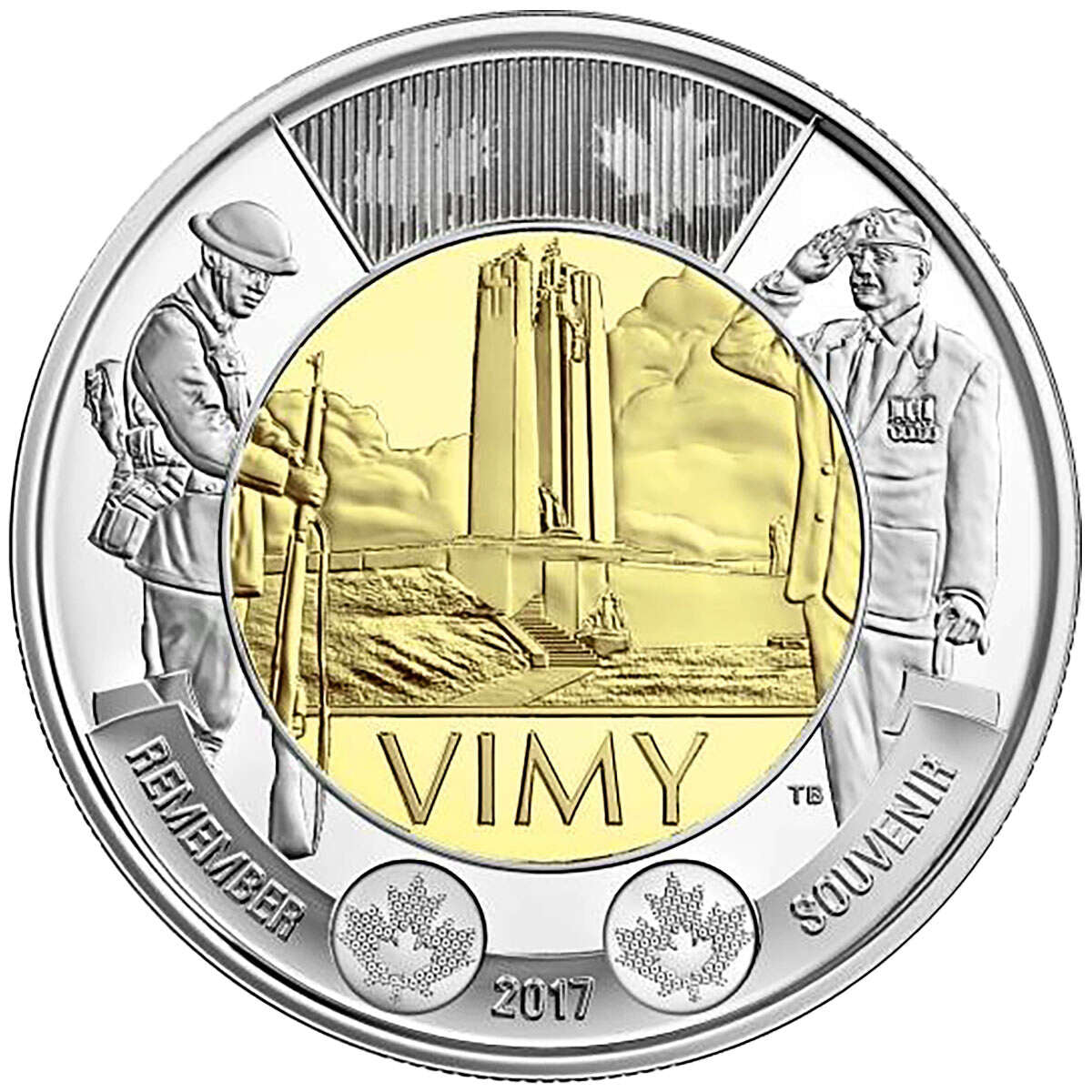 2017 $2 Battle of Vimy Ridge - Special Wrap Roll