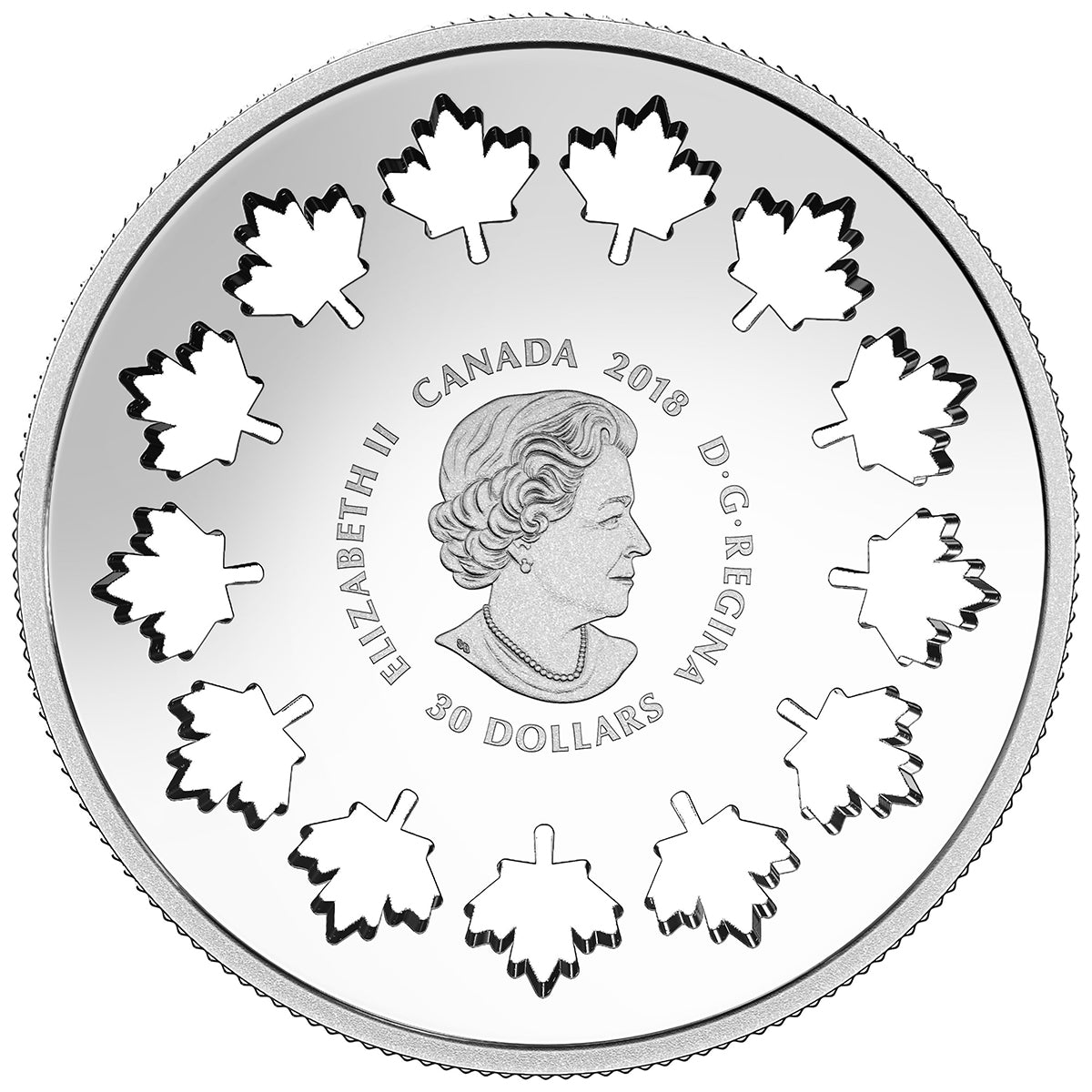 2018 $30 Evolving a Nation - Pure Silver Coin