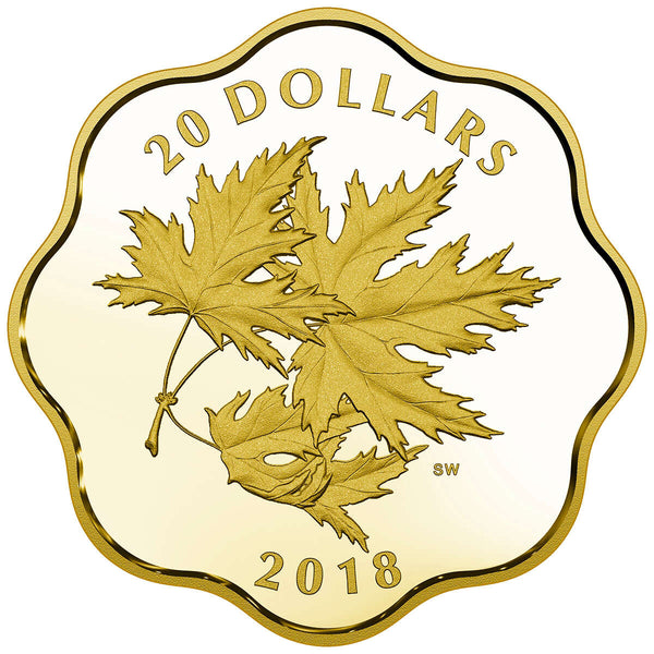 2018 $20 Iconic Maple Leaves - Pure Silver Coin Default Title