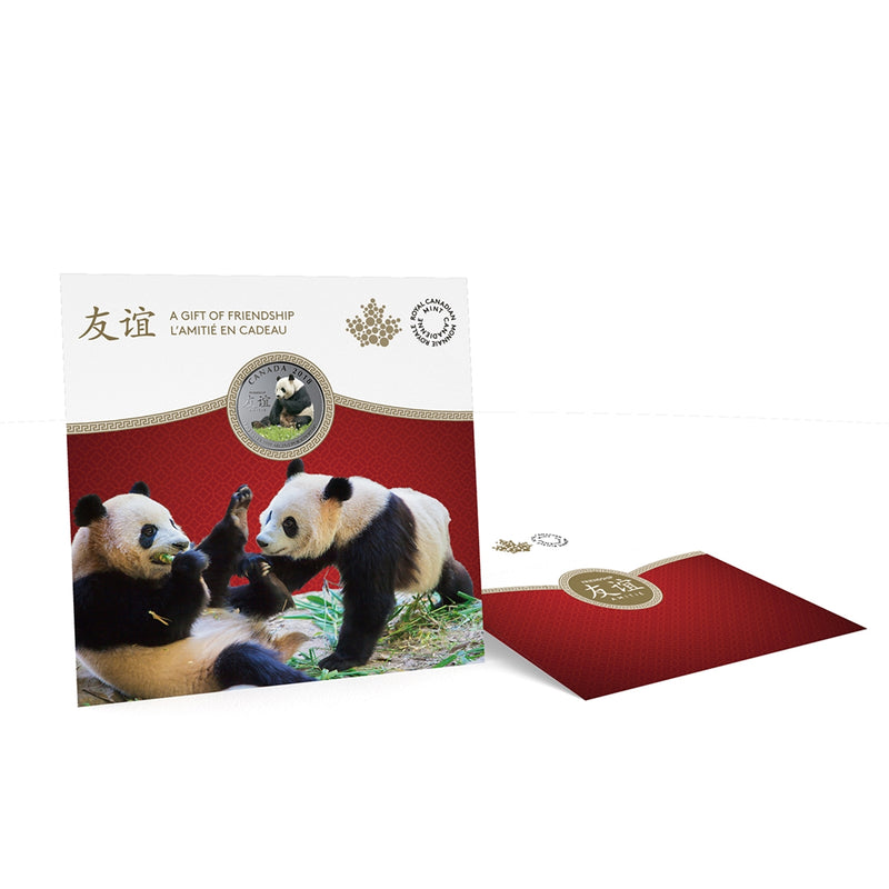 2018 $8 The Peaceful Panda, A Gift of Friendship - Pure Silver Coin