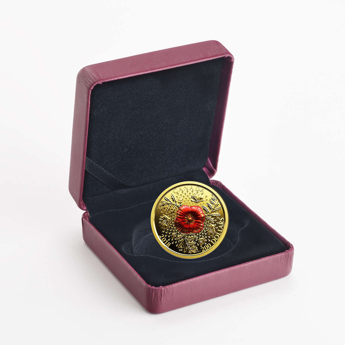 2018 $200 Armistice Poppy - Pure Gold Coin