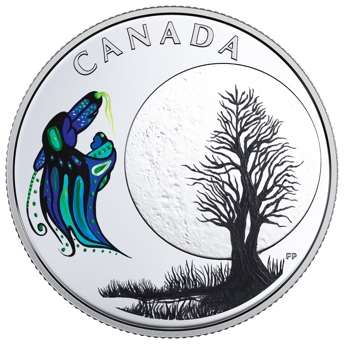 2018 $3 Thirteen Teachings from Grandmother Moon - Pure Silver Coloured 13 Coin Set