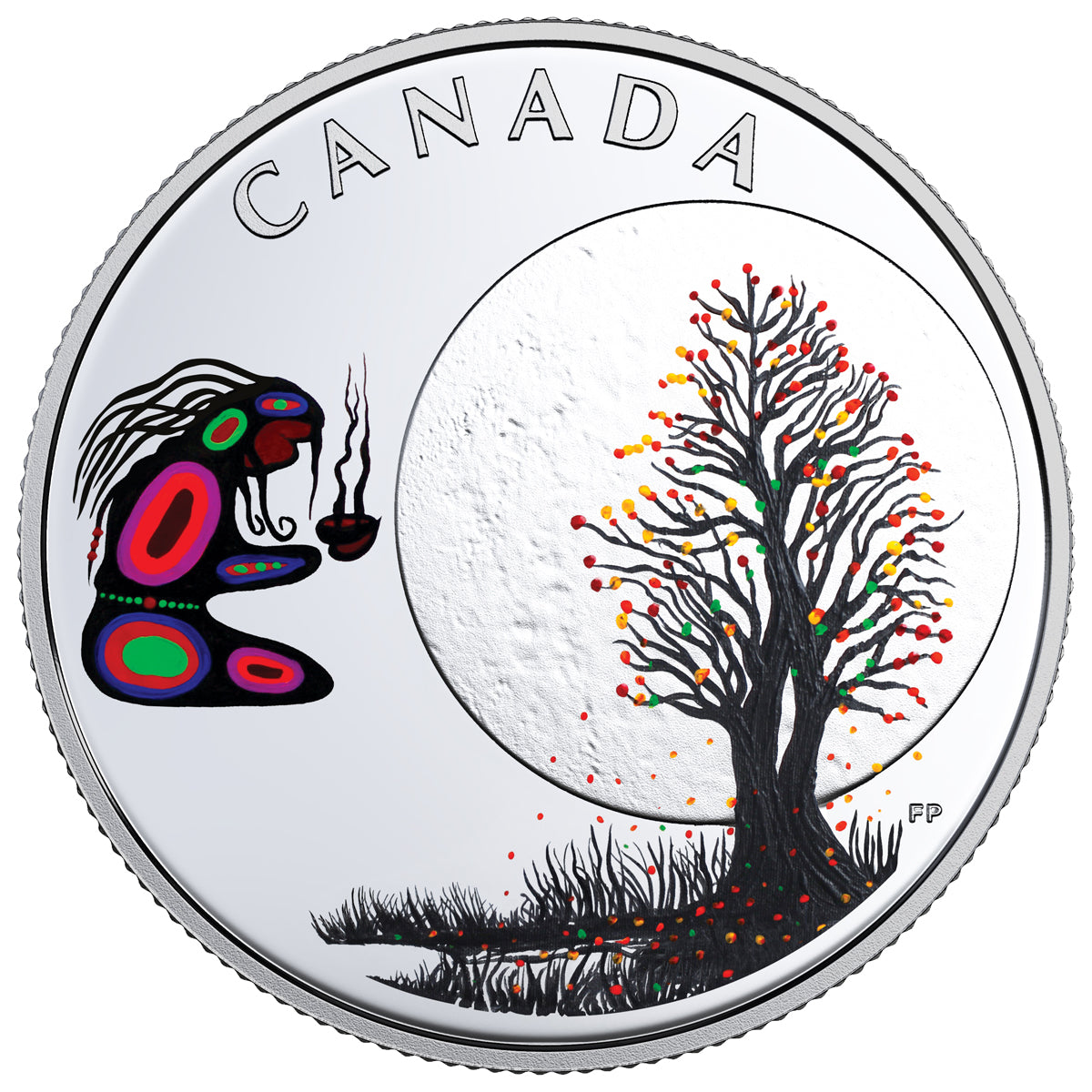 2018 $3 Thirteen Teachings from Grandmother Moon - Pure Silver Coloured 13 Coin Set <i>(No Certificate)</i>