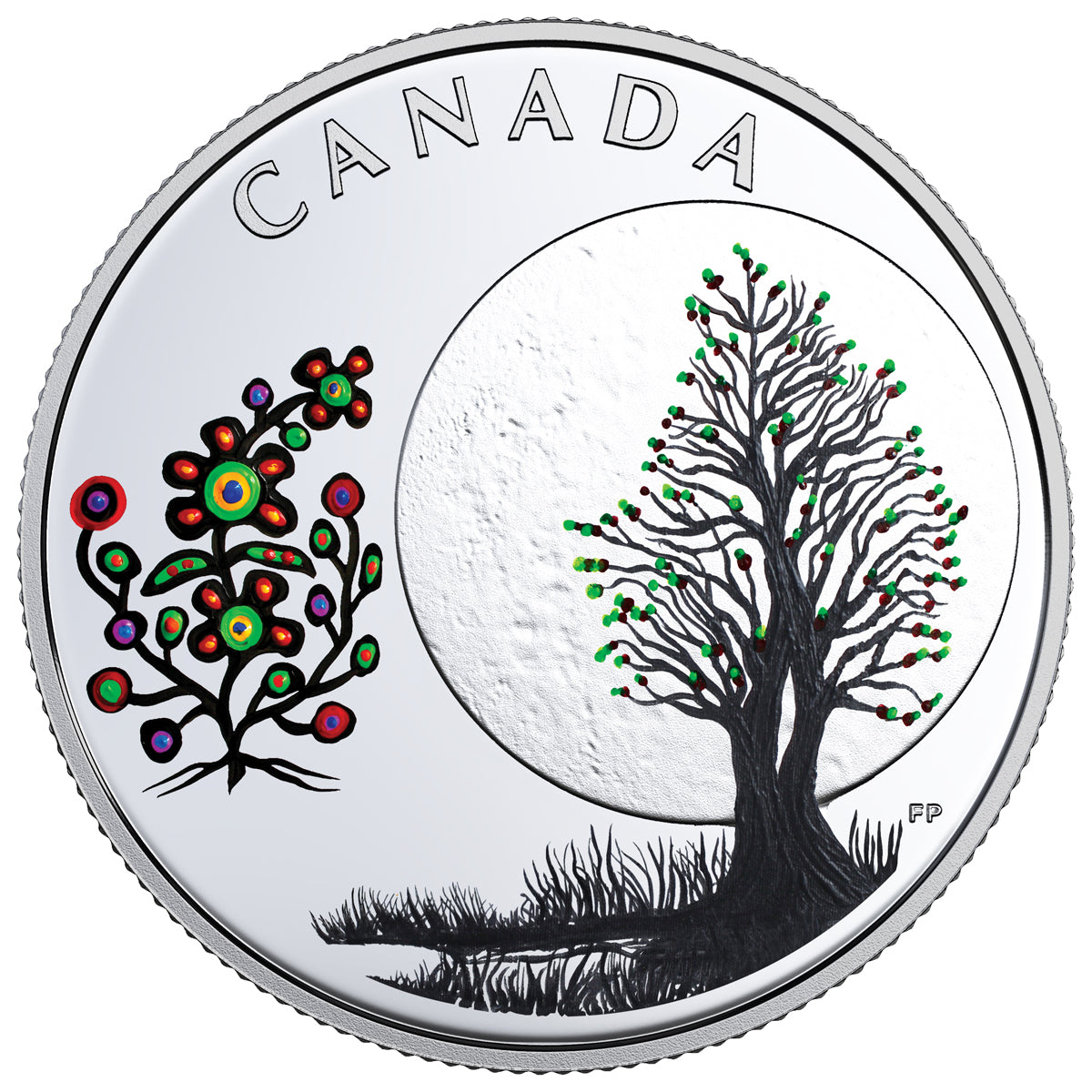 2018 $3 Thirteen Teachings from Grandmother Moon - Pure Silver Coloured 13 Coin Set