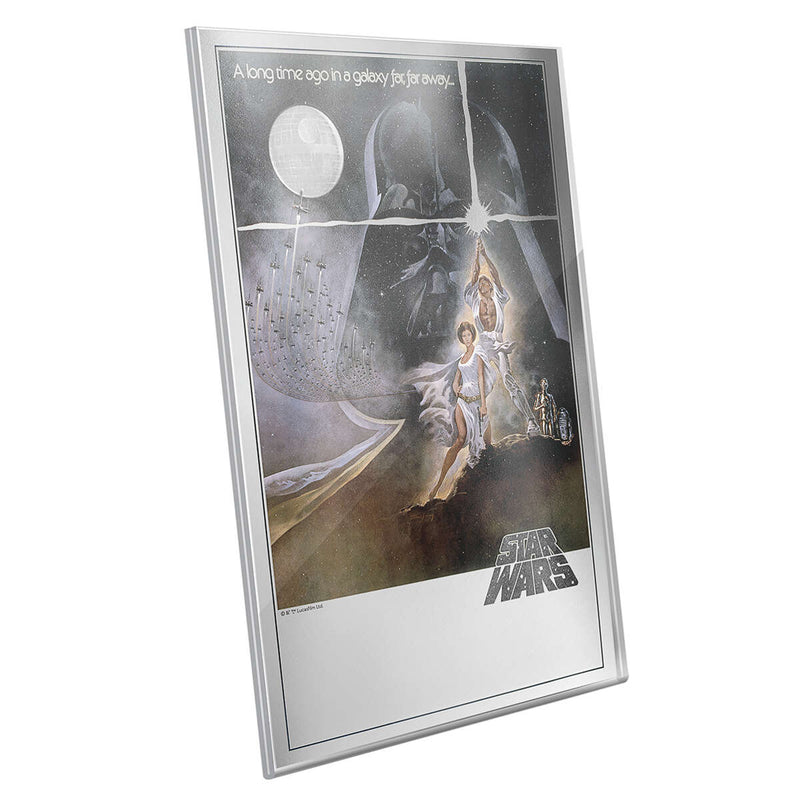 2018 $2 Star Wars: A New Hope Silver Foil - Pure Silver Coin