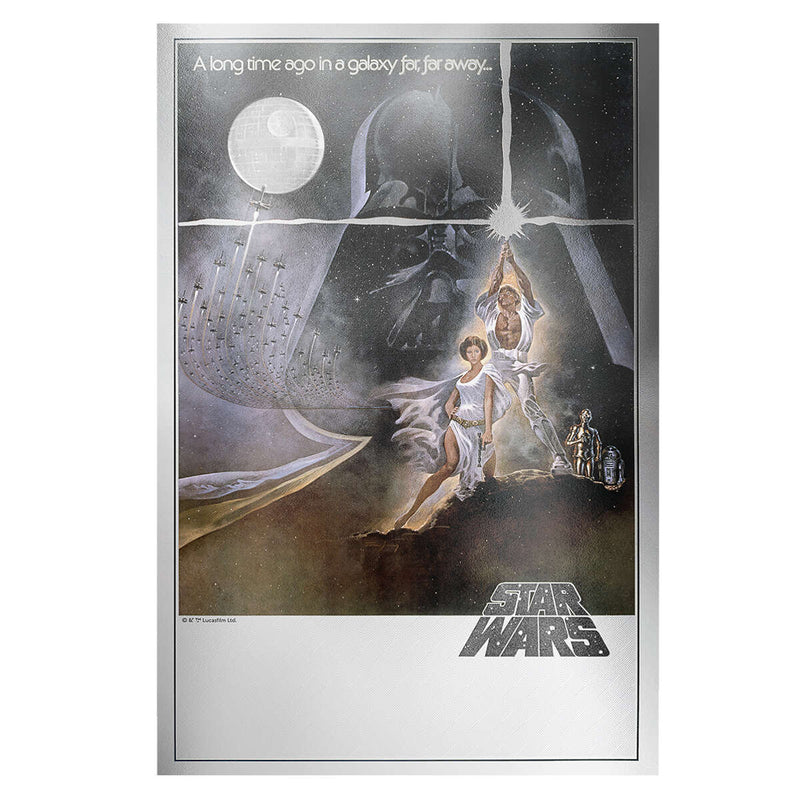 2018 $2 Star Wars: A New Hope Silver Foil - Pure Silver Coin