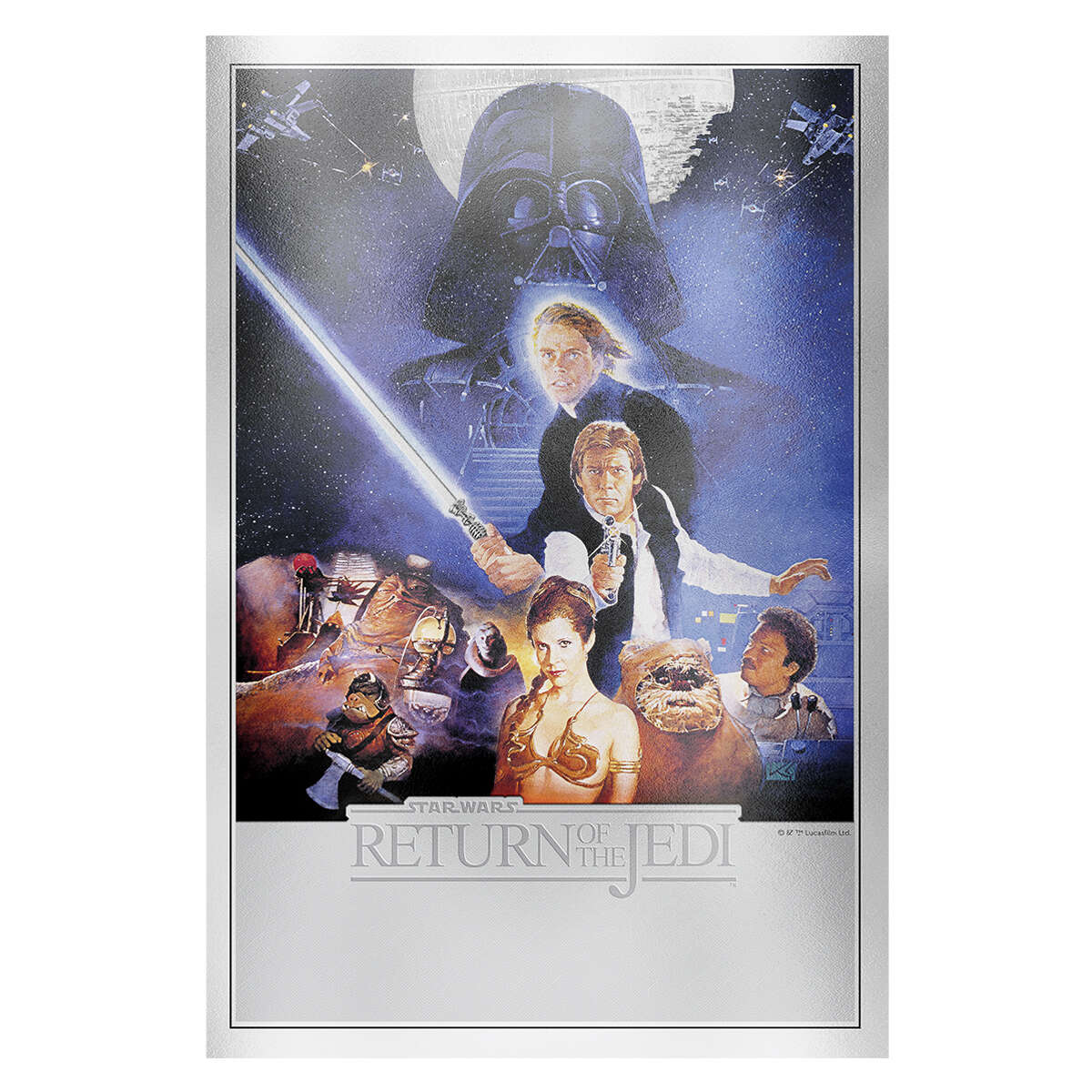 2018 $2 Star Wars: Return of the Jedi Silver Foil - Pure Silver Coin