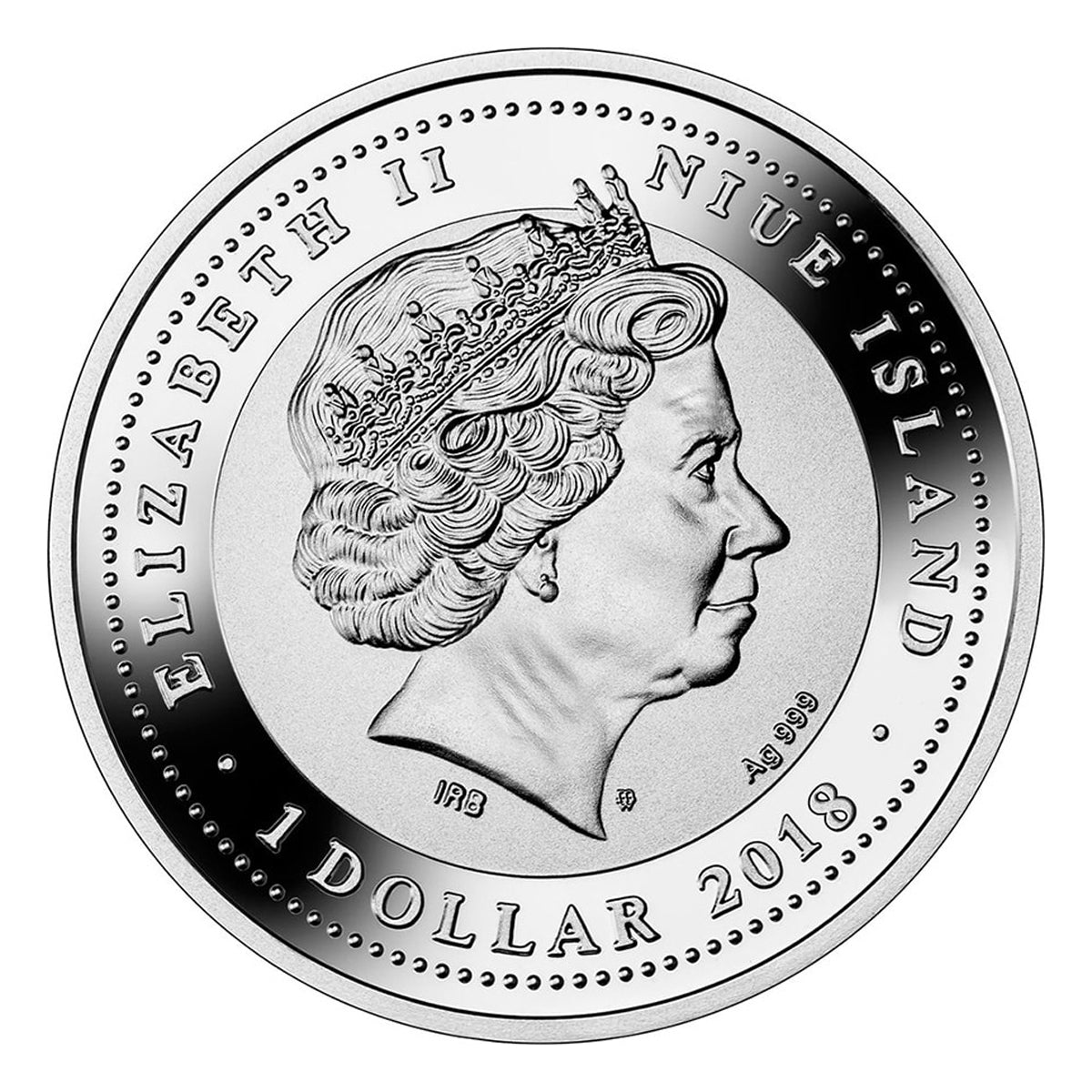 2018 $1 Tree of Luck - Pure Silver Coin