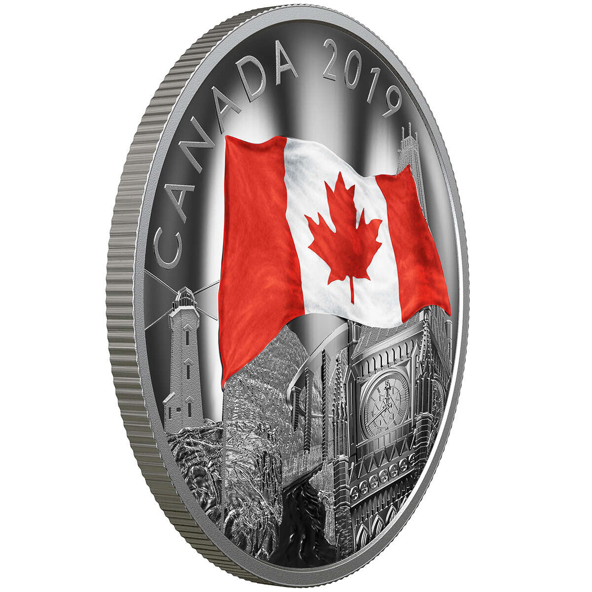 2019 $30 The Fabric of Canada - Pure Silver Coin <i>(No Certificate)</i>