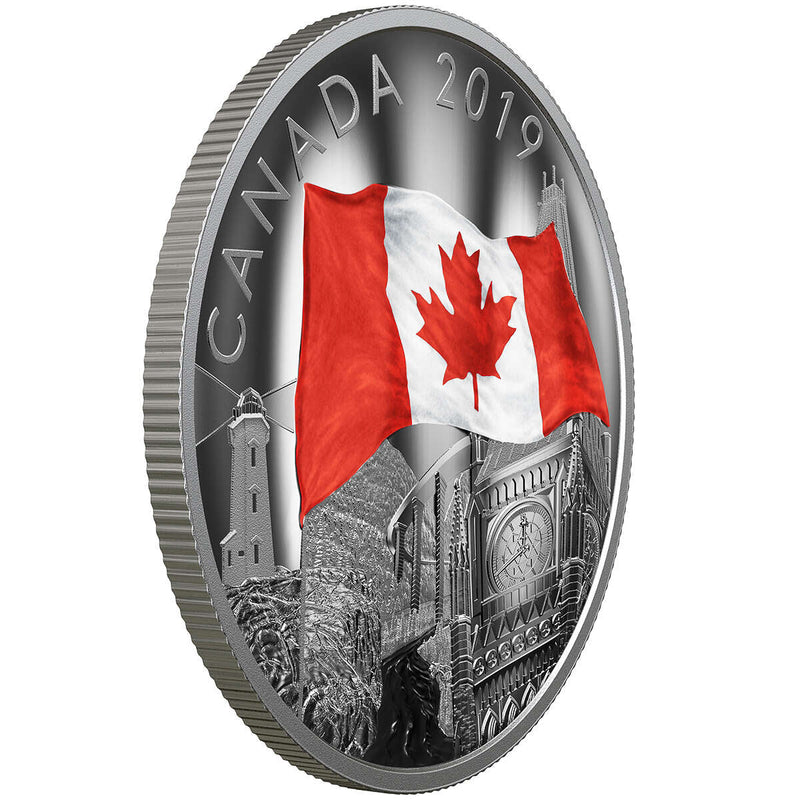 2019 $30 The Fabric of Canada - Pure Silver Coin <i>(No Certificate)</i>